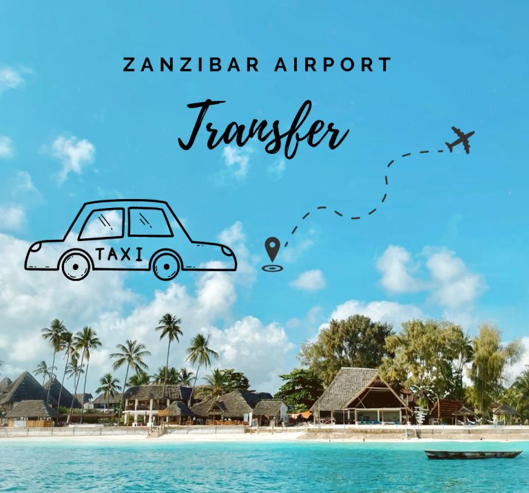 Zanzibar airport transfer taxi service with private hotel pickup