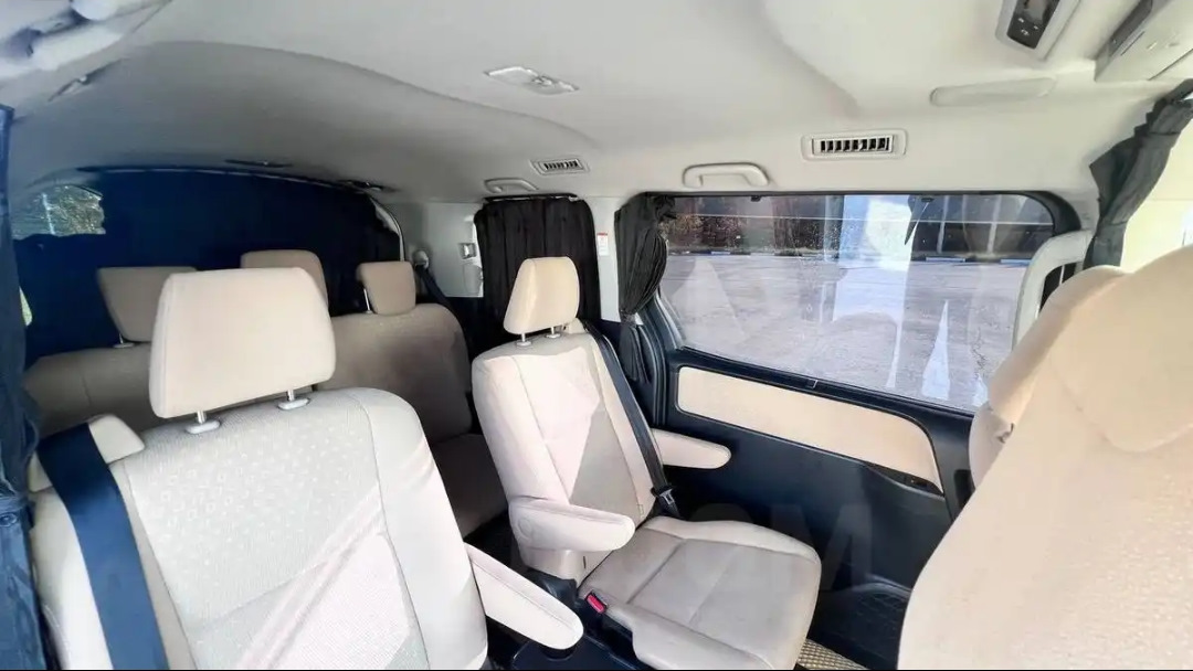 Comfortable interior of ZanDrive Toyota Noah – airport to Nungwi transfer