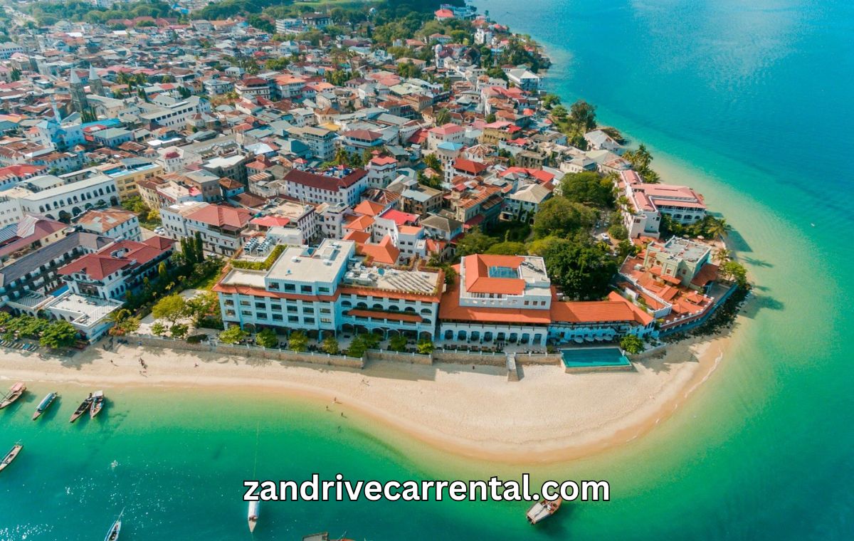 Zanzibar City Aerial View