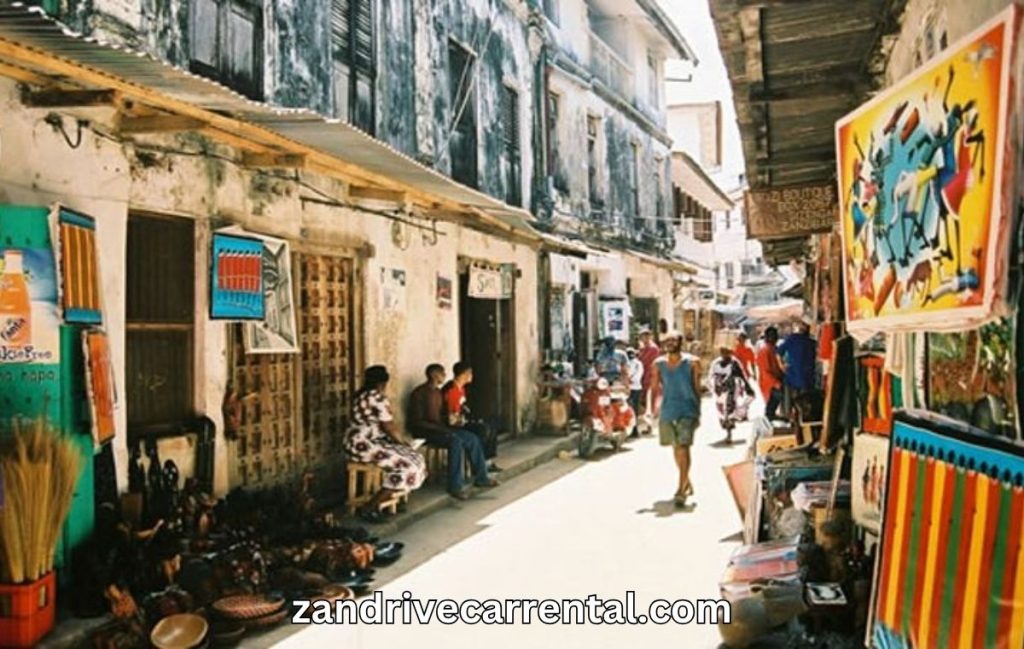 Narrow winding alleyways of Stone Town Zanzibar UNESCO heritage streets