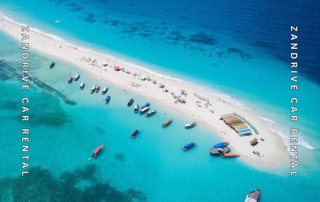 Nakupenda Zanzibar Beach Nature Reserve white sandbank - turquoise Indian Ocean waters