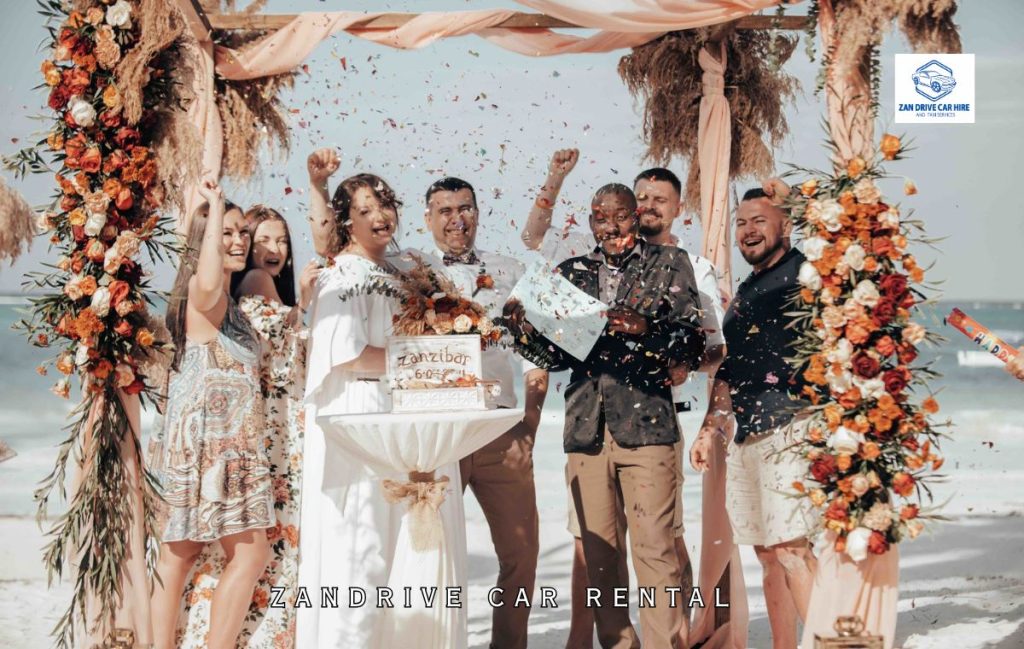 Wedding Bridal Party in Stone Town