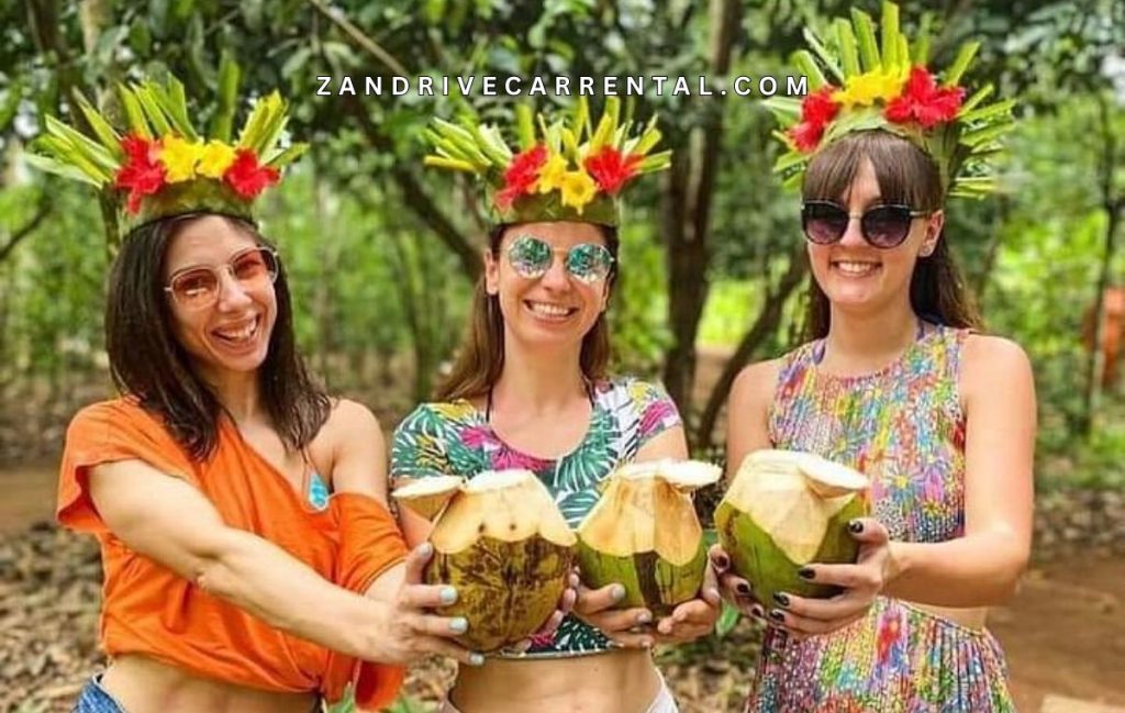 Tourist Enjoying Spice Farm Tour - Zanzibar Spice and Road Trip Combined